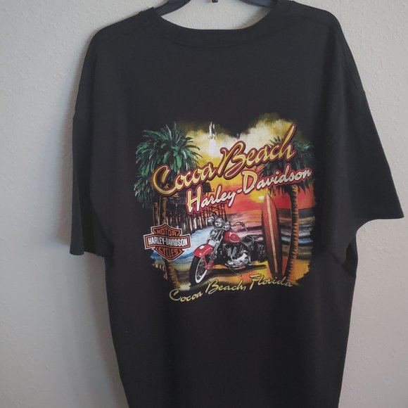 Harley Davidson Black short sleeve T-shirt 100% cotton Size 2X. - Picture 5 of 9